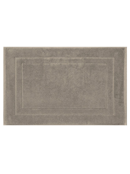 Tapis de bain Elea beige châtaignes en coton 100% 900 g/m², format 50x80 cm