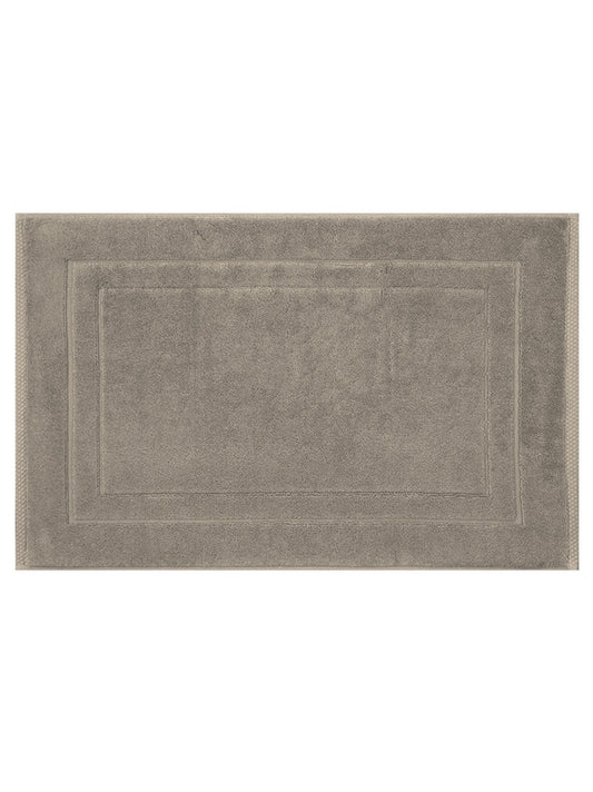 Tapis de bain Elea beige châtaignes en coton 100% 900 g/m², format 50x80 cm