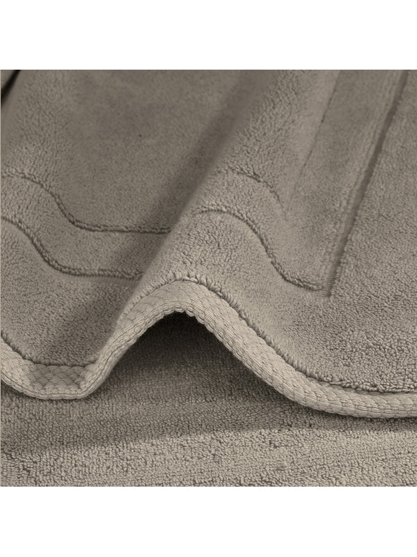 Tapis de bain Elea beige châtaignes en coton 100% 900 g/m², format 50x80 cm