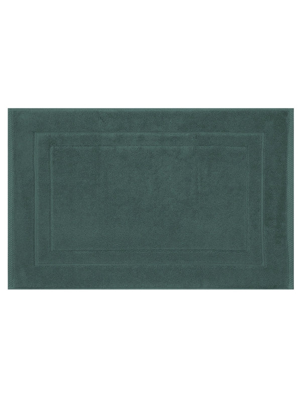 Tapis de bain Elea Crépuscule anthracite 50x80 cm en coton 900 g/m²