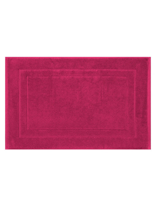 Tapis de bain Elea Fuchsia 50x80 en 100 % coton