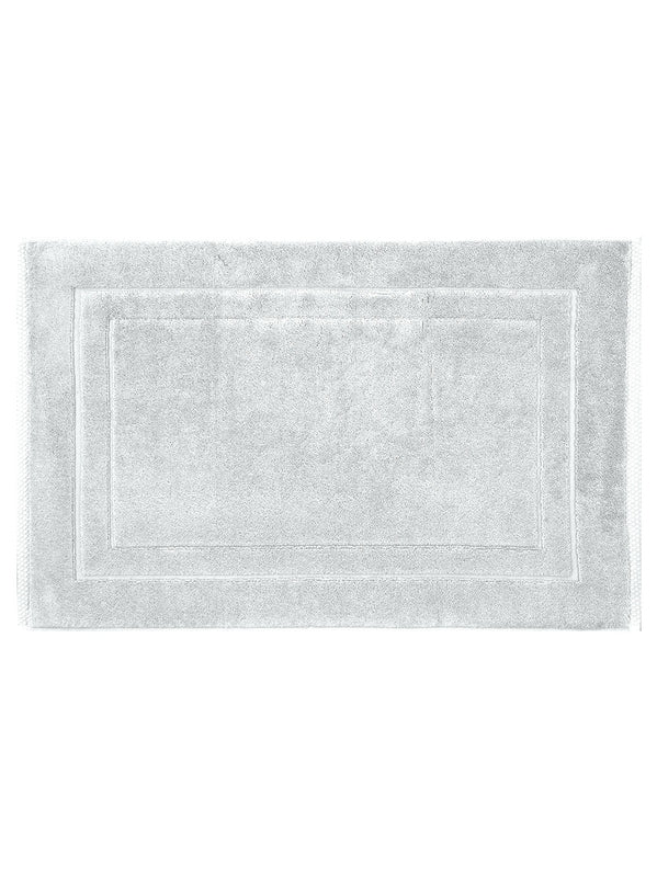 Tapis de bain Elea Nuage 50x80 cm gris en coton absorbant