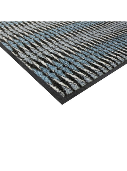 TAPIS DECOR ACCORDEON BLEU