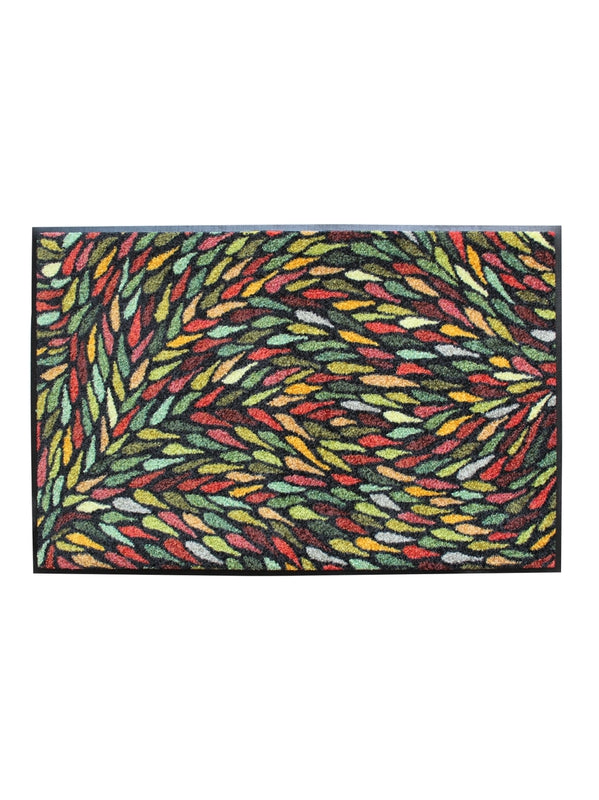 TAPIS DECOR GOUTTES MULTICOLORE
