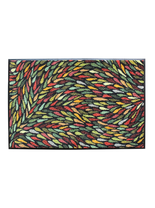 TAPIS DECOR GOUTTES MULTICOLORE