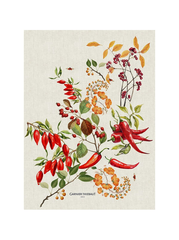 Torchon Piments doux - Garnier-Thiebaut