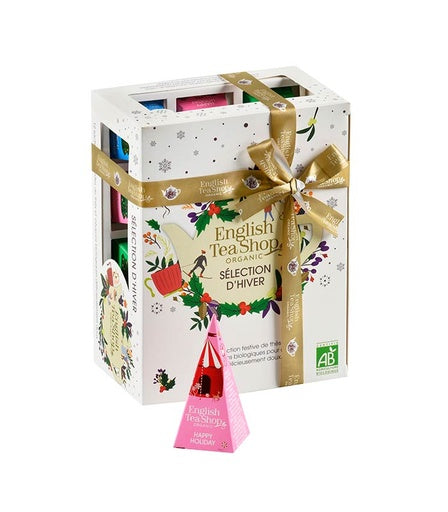 Coffret Prismes Hiver Blanc Bio 12 sachets - English Tea Shop