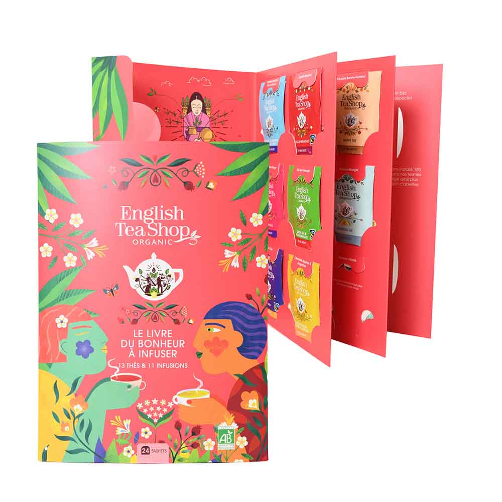 Le livre du bonheur à infuser 24 sachets bio - English Tea Shop