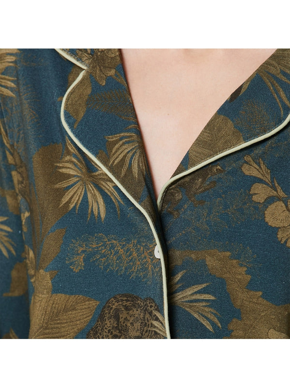 VESTE RAINFOREST BLEU DORE