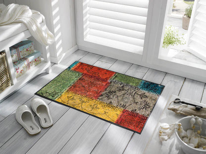 Tapis Vintage Patches 50 x 75 cm - Wash+Dry