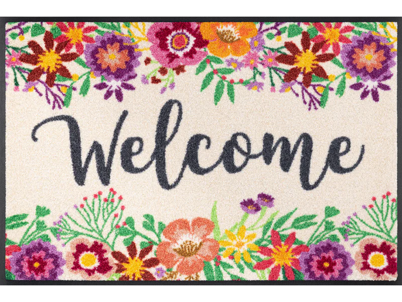 Tapis Welcome Blooming 50x75 cm - Wash+Dry