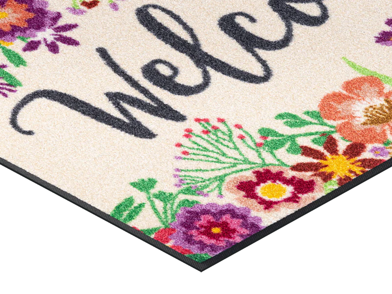 Tapis Welcome Blooming 50x75 cm - Wash+Dry