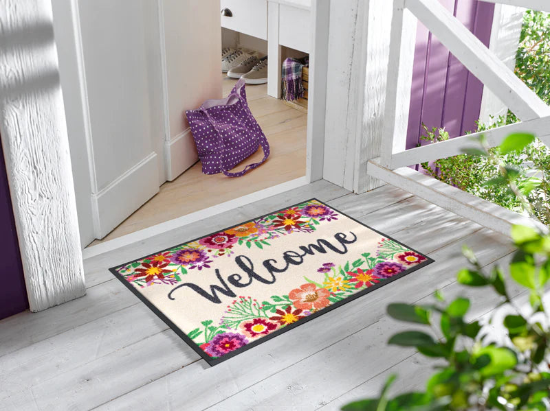 Tapis Welcome Blooming 50x75 cm - Wash+Dry