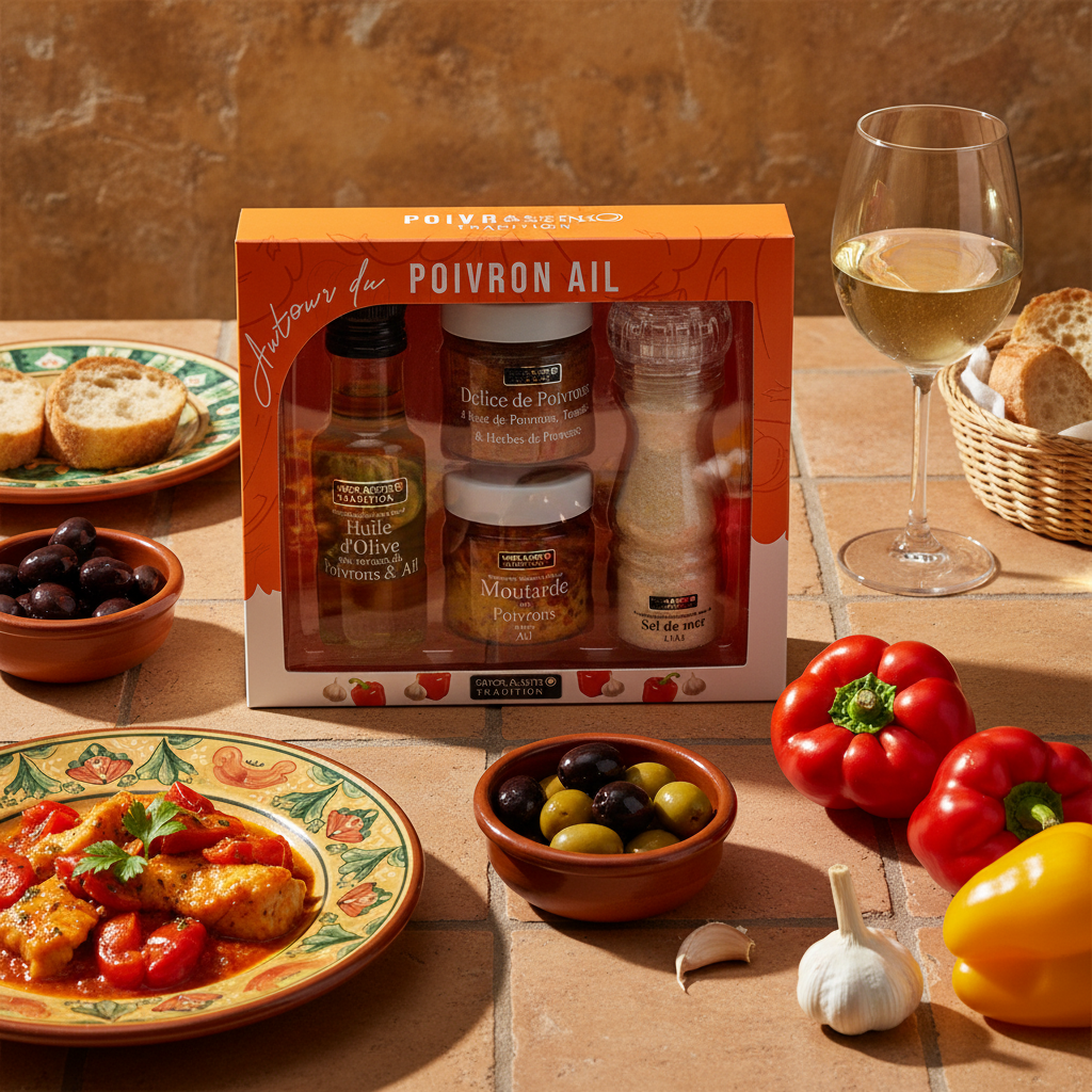 Coffret autour du poivron ail - Savor & Sens