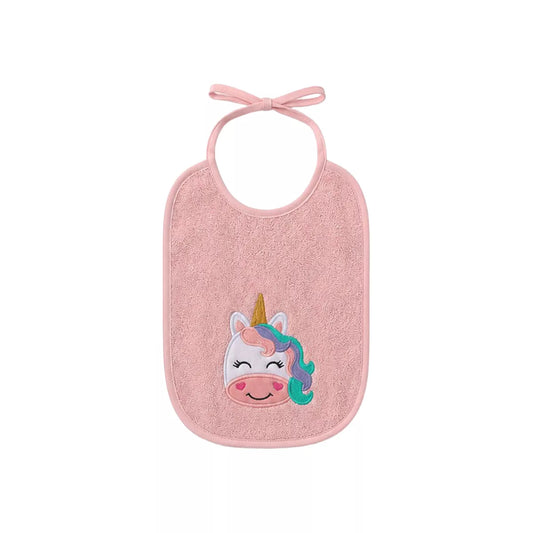 Bavoir Petite licorne rose - Garnier-Thiebaut