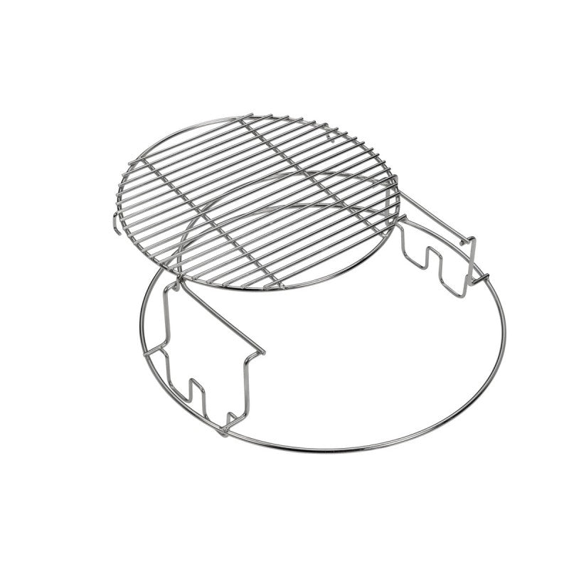 Grille multi niveaux 2 pièces L - Big Green Egg