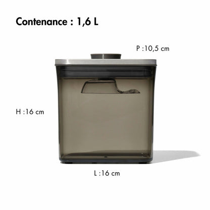 Boîte pop inox pour le café 1,6L - Oxo