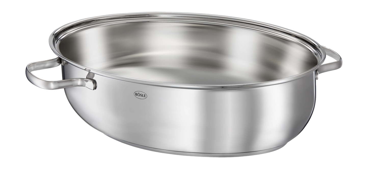 Cocotte ovale avec couvercle Pure Elements - Rösle