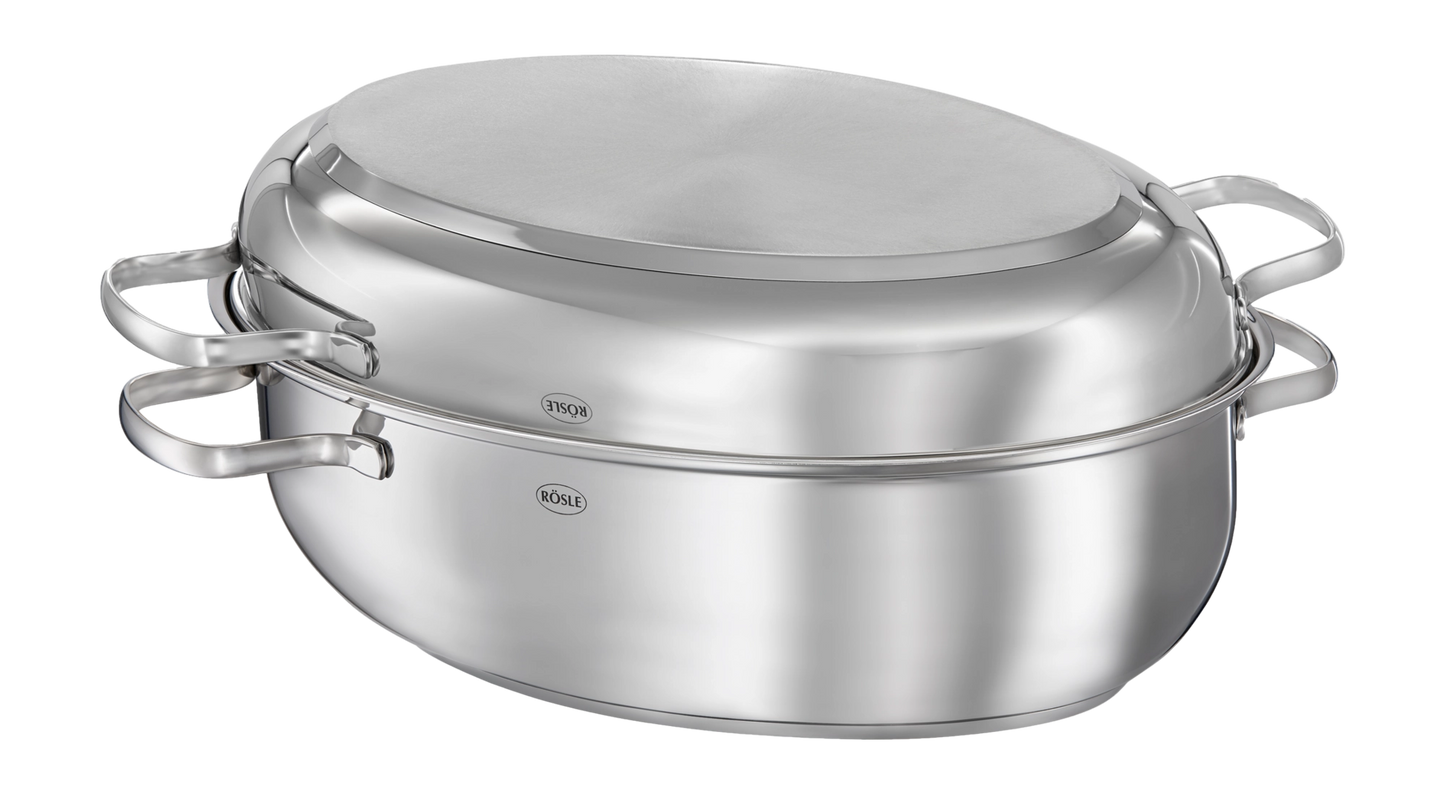 Cocotte ovale avec couvercle Pure Elements - Rösle