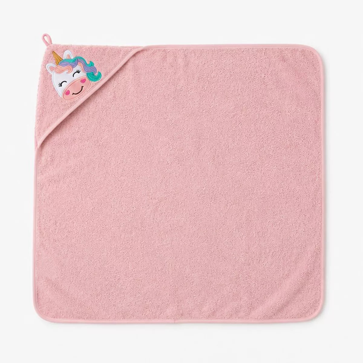 Cape de bain Petite licorne rose - Garnier-Thiebaut