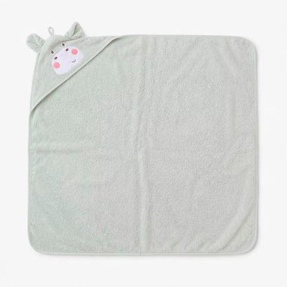 Cape de bain Petit hippo vert d'eau - Garnier-Thiebaut