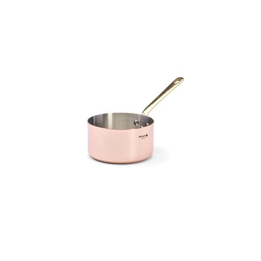 Casserole en cuivre INOCUIVRE Ø14cm monture laiton - De Buyer