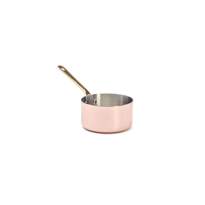 Casserole en cuivre INOCUIVRE Ø14cm monture laiton - De Buyer