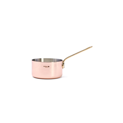 Casserole en cuivre INOCUIVRE Ø14cm monture laiton - De Buyer