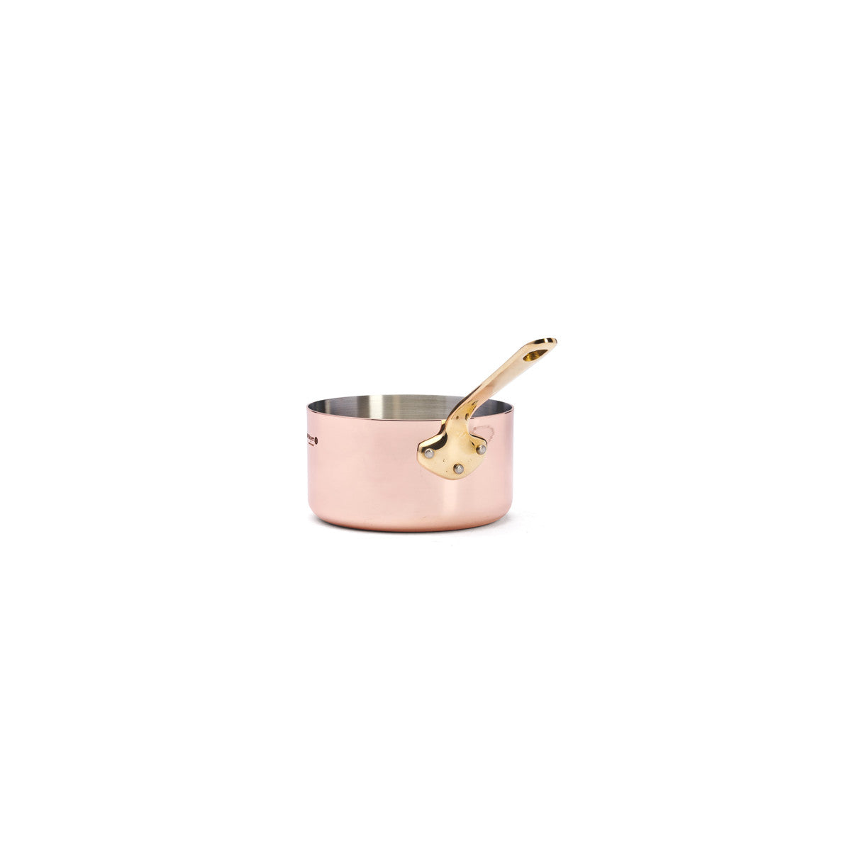 Casserole en cuivre INOCUIVRE Ø14cm monture laiton - De Buyer