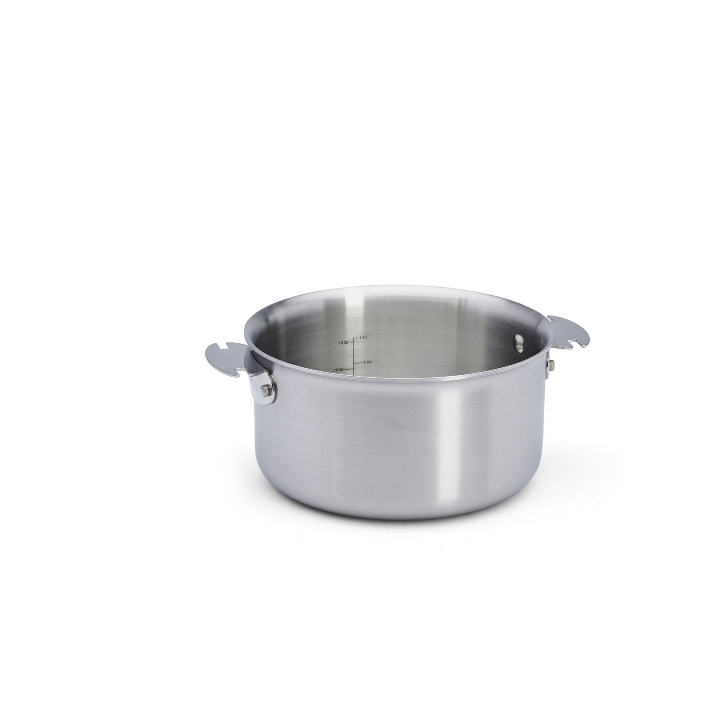 Casserole en inox amovible Alchimy Loqy De Buyer - Inox multicouche, poignée amovible