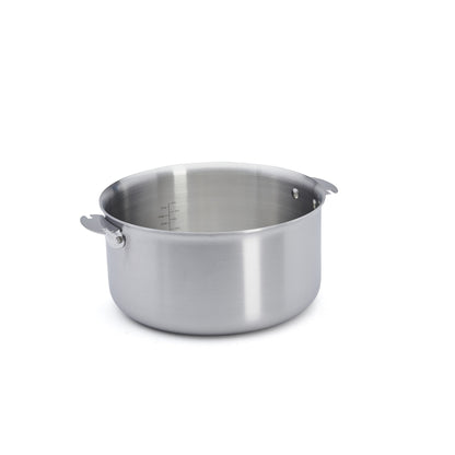 Casserole en inox amovible Alchimy Loqy De Buyer - Inox multicouche, poignée amovible