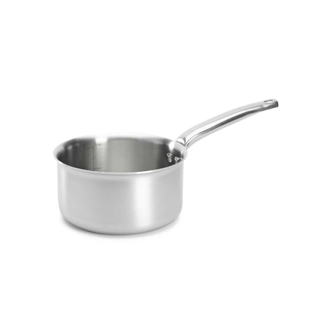 Casserole en inox Alchimy De Buyer - Inox multicouche 3-ply, intérieur inox 18/10