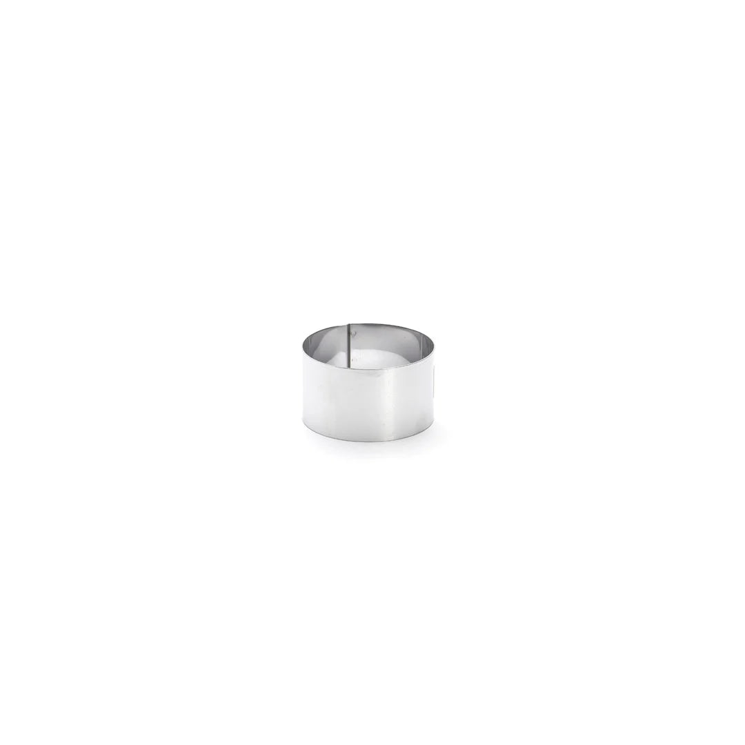 Cercle patisserie inox hauteur : 4,5 cm - De Buyer