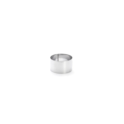 Cercle patisserie inox hauteur : 4,5 cm - De Buyer