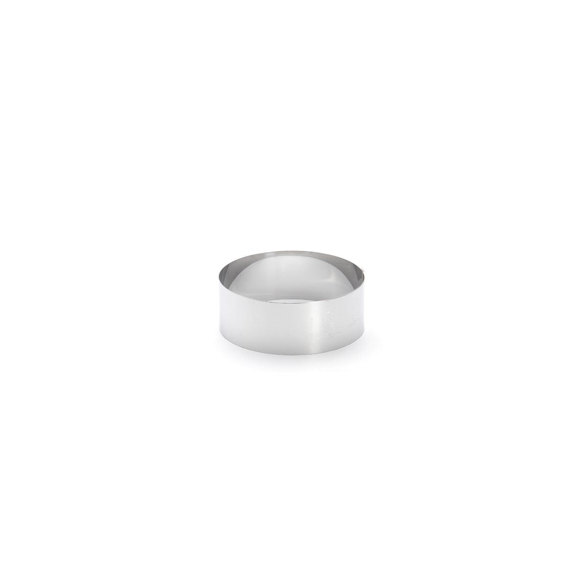 Cercle à entremets rond inox H.4,5cm - De Buyer