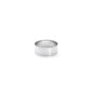 Cercle à entremets rond inox H.4,5cm - De Buyer
