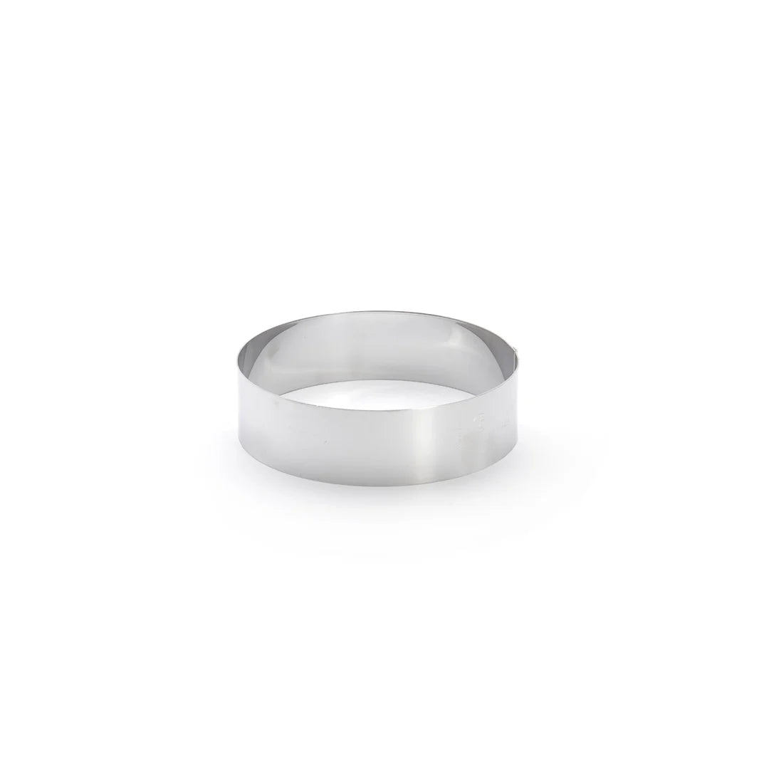 Cercle patisserie inox hauteur : 4,5 cm - De Buyer