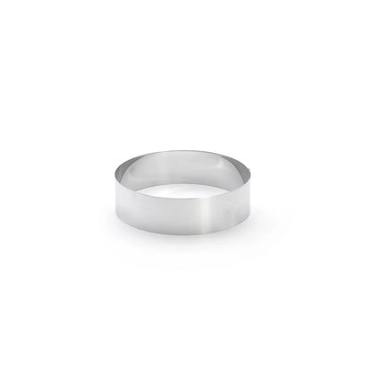Cercle patisserie inox hauteur : 4,5 cm - De Buyer