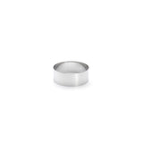 Cercle à entremets rond inox Ht 4,5 cm - De Buyer