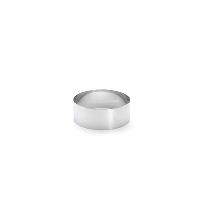 Cercle patisserie inox hauteur : 4,5 cm - De Buyer