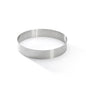 Cercle à tarte rond VALRHONA, inox perforé Ht 3,5 cm - De Buyer