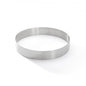 Cercle à tarte rond VALRHONA, inox perforé Ht 3,5 cm - De Buyer