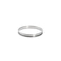 Cercle à tarte rond inox bord roulé H.2cm De Buyer - Acier inoxydable qualité ressort