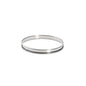 Cercle à tarte rond inox bord roulé H.2cm De Buyer - Acier inoxydable qualité ressort