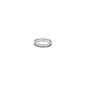 Cercle à tarte rond inox perforé bord roulé H.2cm De Buyer - Acier inoxydable qualité ressort, perforé