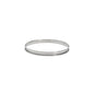 Cercle à tarte rond inox perforé bord roulé H.2cm De Buyer - Acier inoxydable qualité ressort, perforé