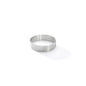 Cercle à tarte rond VALRHONA, inox perforé Ht 2 cm - De Buyer