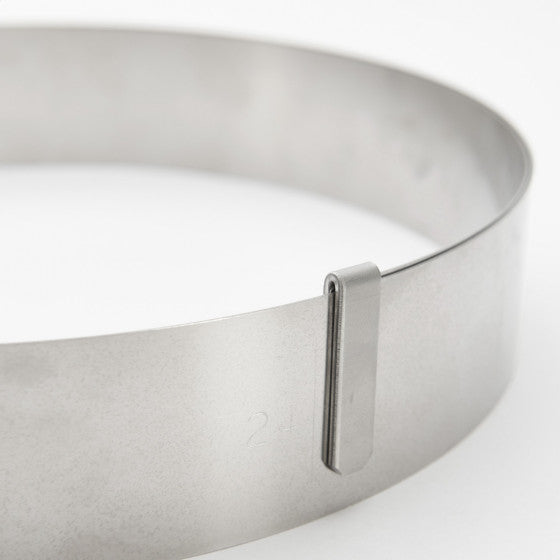 Cercle gradué extensible inox Ø18-36cm - De Buyer