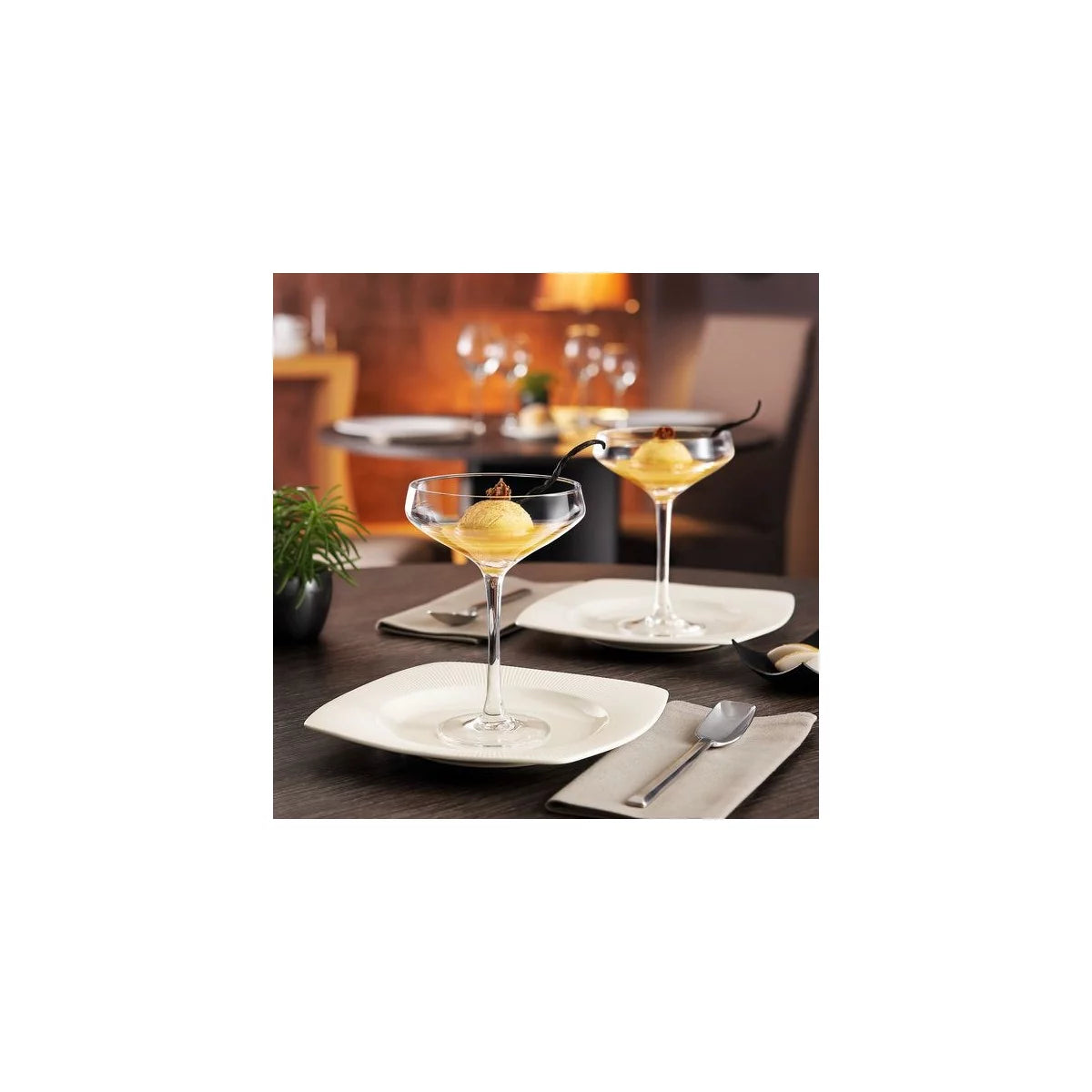 Boîte de 6 coupes à champagne & cocktail - Chef & Sommelier