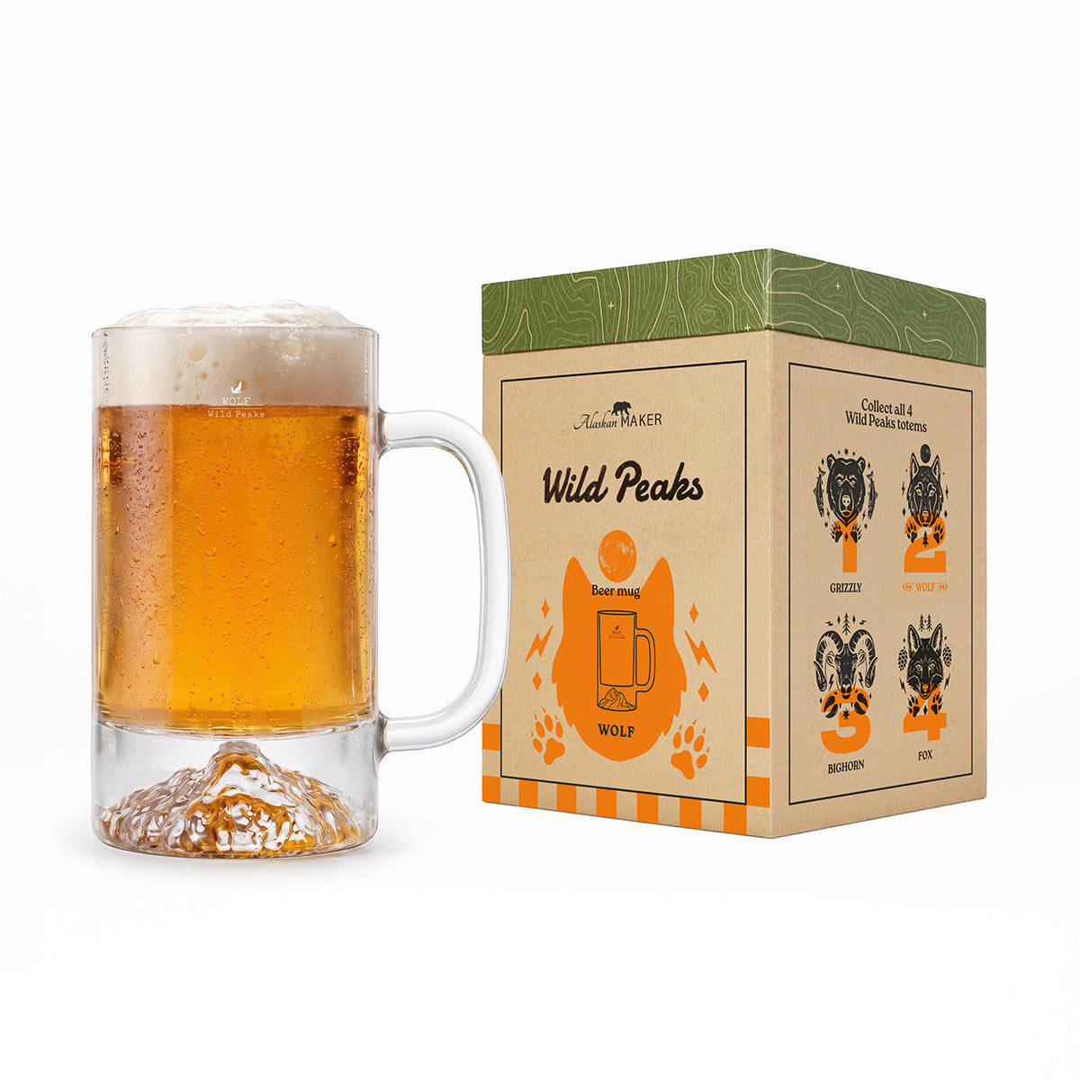Chope à Bière WILD PEAKS - Alaskan Maker